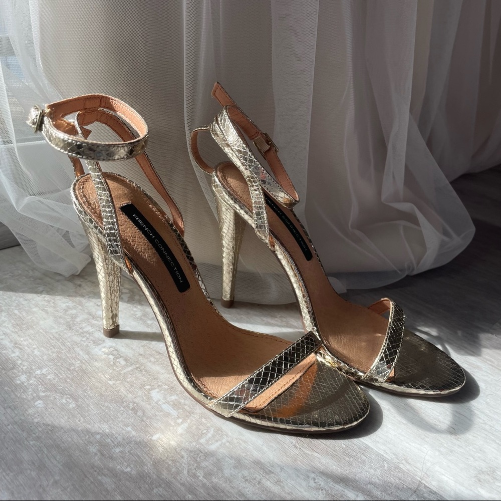 Gold heels